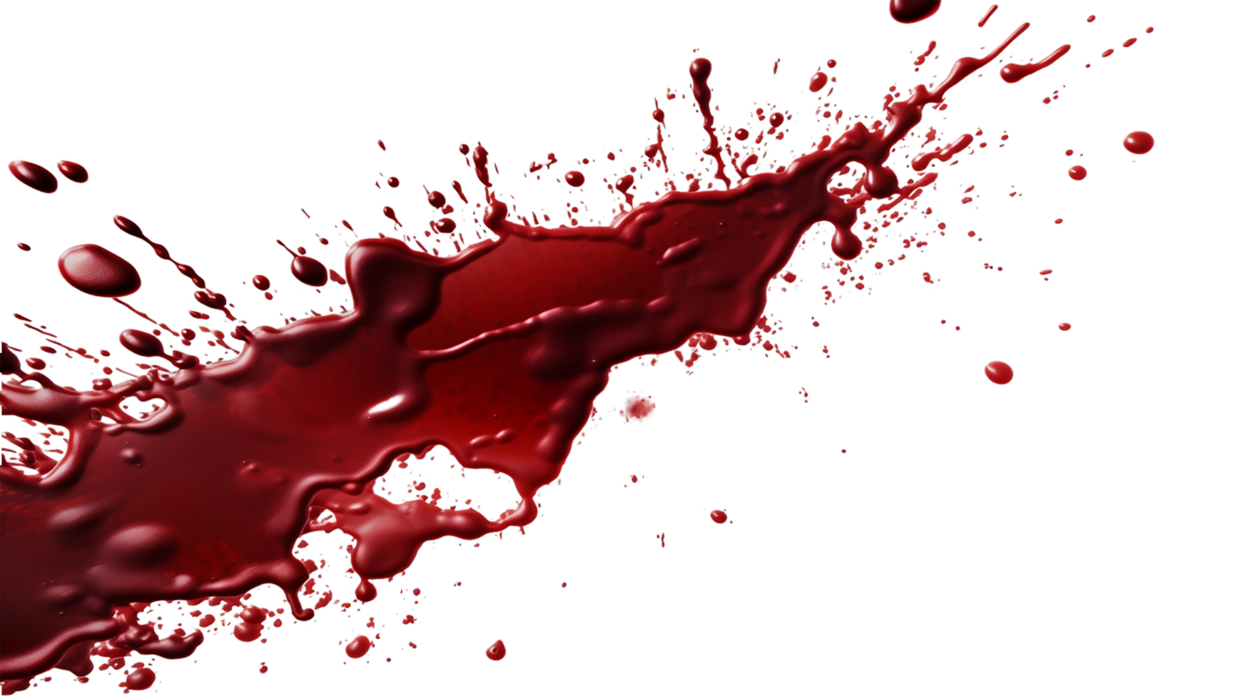 Blut png, Blut transparent Hintergrund ai generiert png