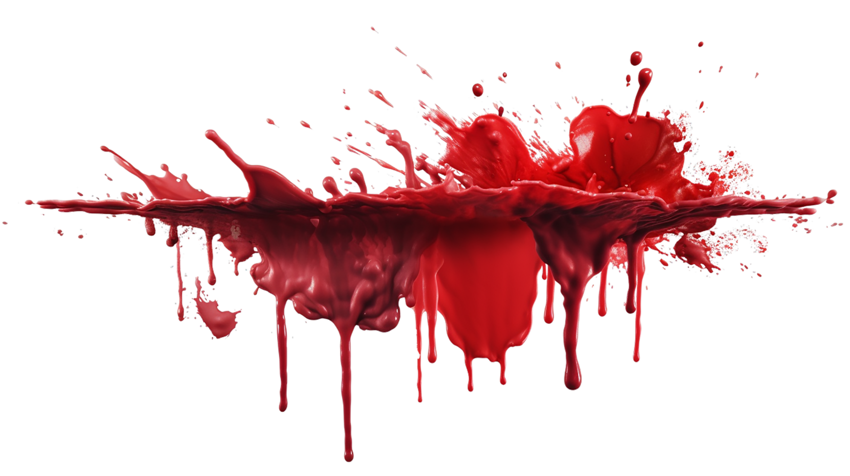 Blut png, Blut transparent Hintergrund ai generiert png