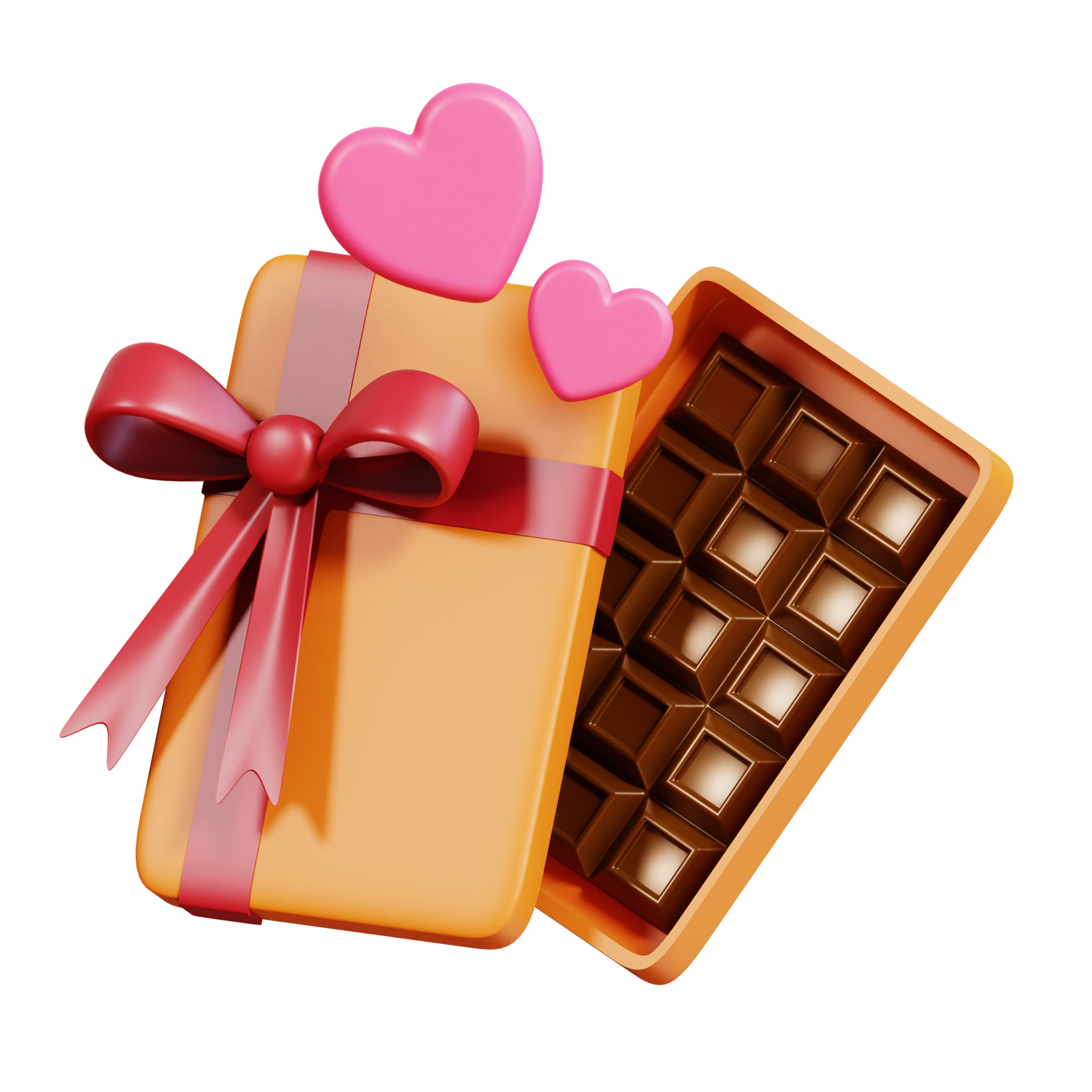Chocolate Day 3D Icon 24725232 PNG
