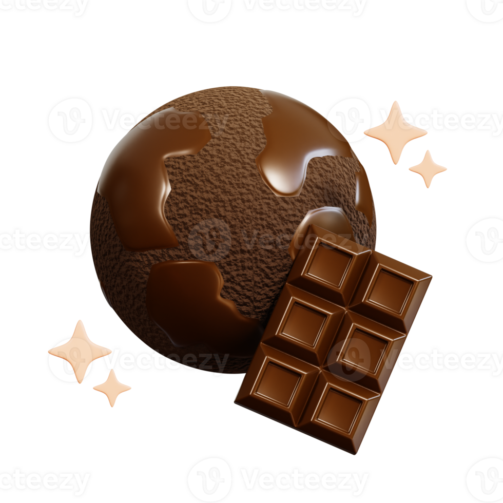 Chocolate Day 3D Icon png