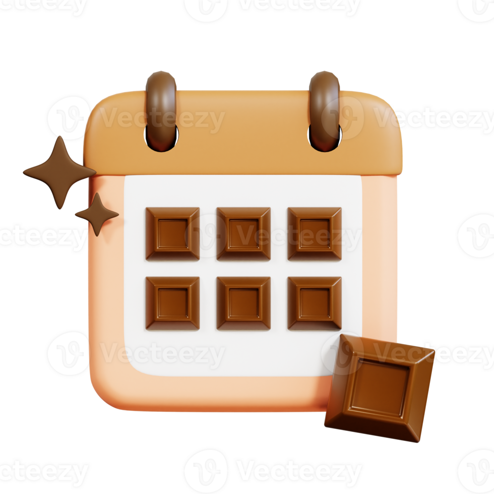 Chocolate Day 3D Icon png