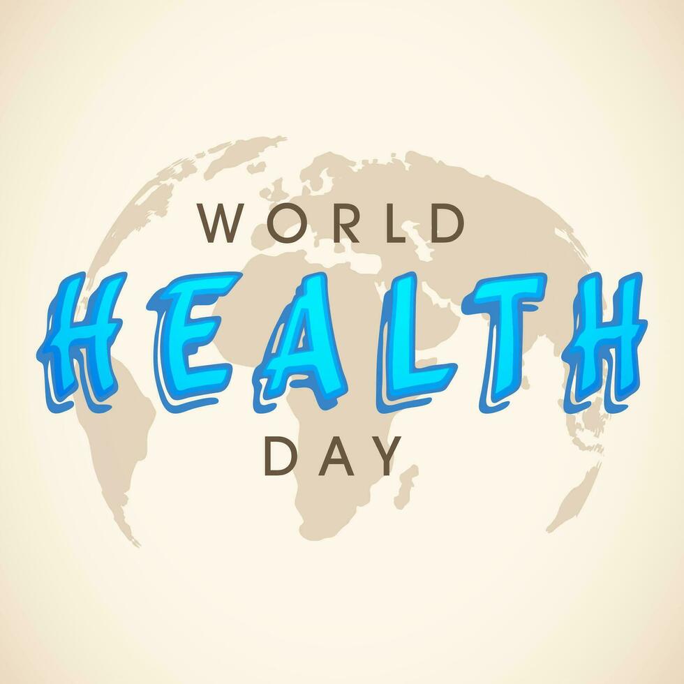 concepto del día mundial de la salud vector