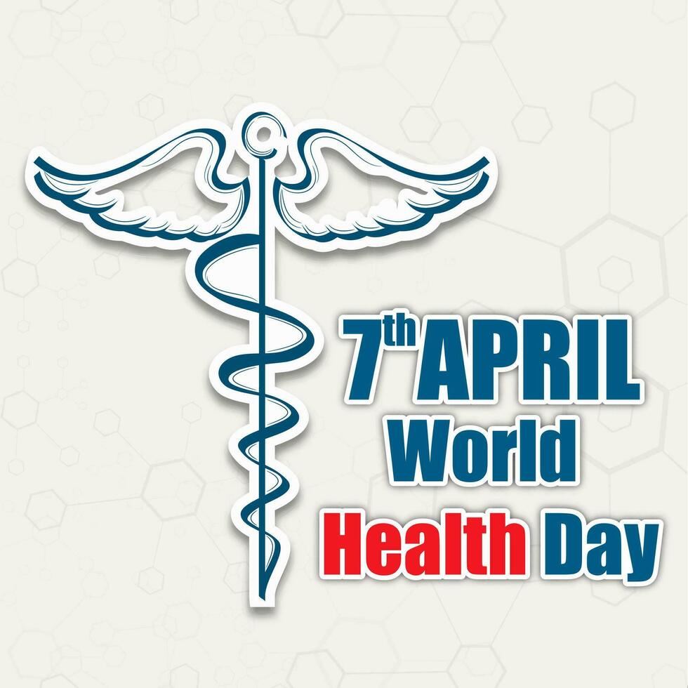 World health day concept vector