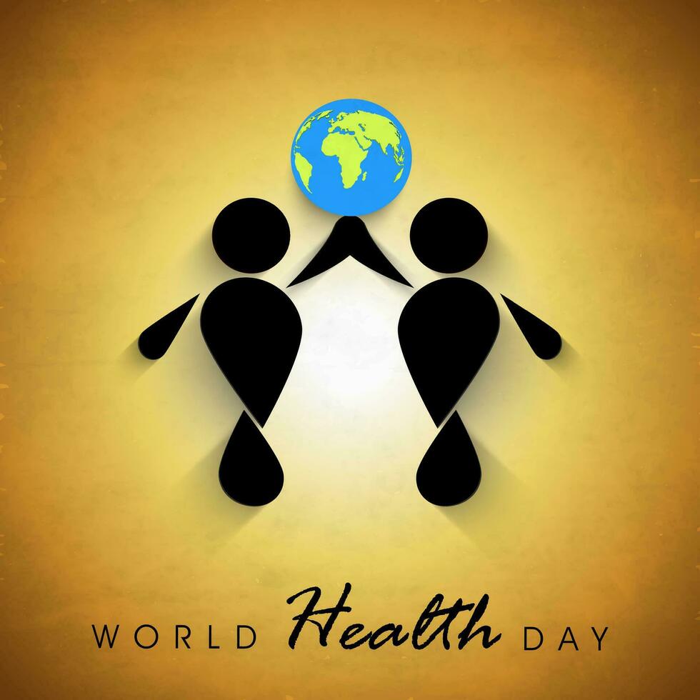World health day concept vector