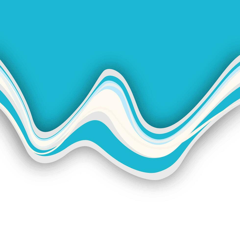 Abstract background with blue abstract pattern can be use as flyer, banner or poster. Save water concept. vector