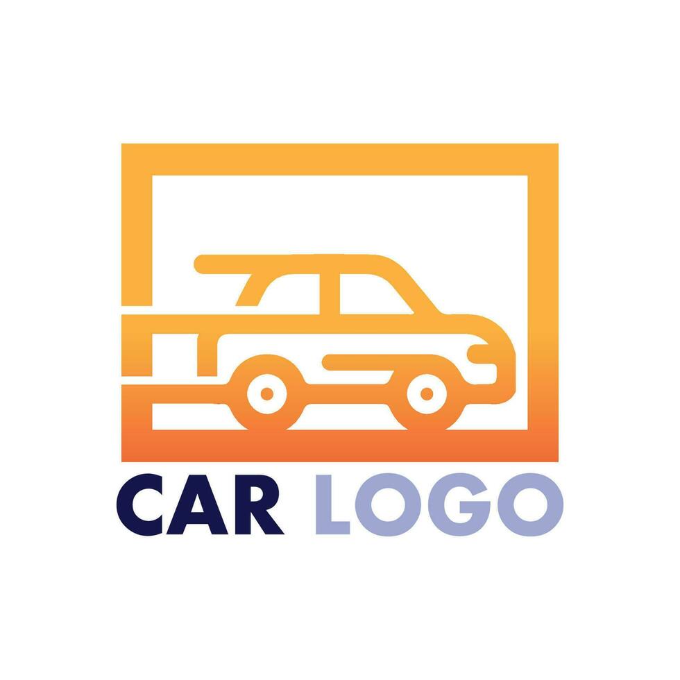Auto car logo design with concept sports car vehicle icon silhouette.Vector illustration design template. vector