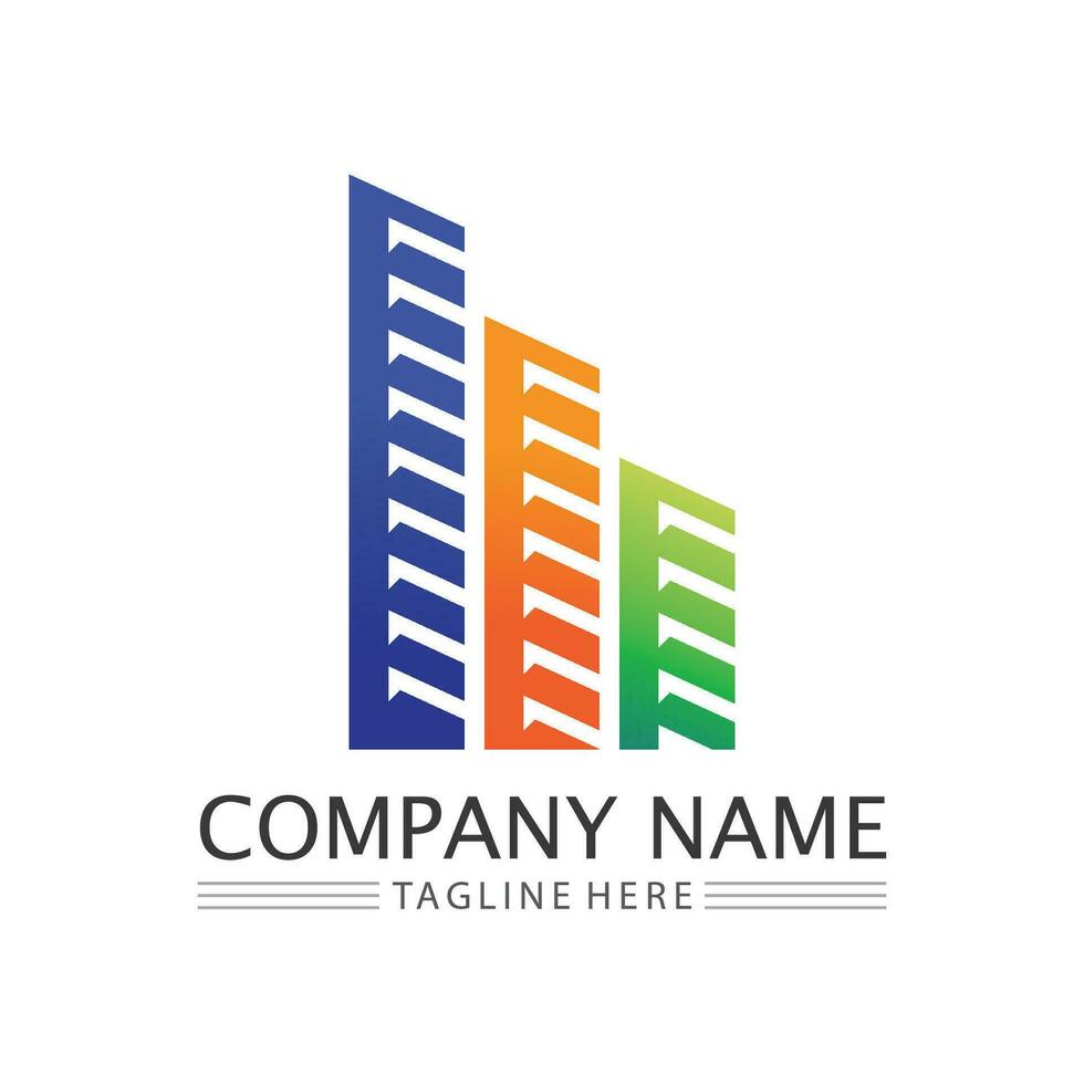 Building logo vector illustration design,Real Estate logo template, Logo symbol icon