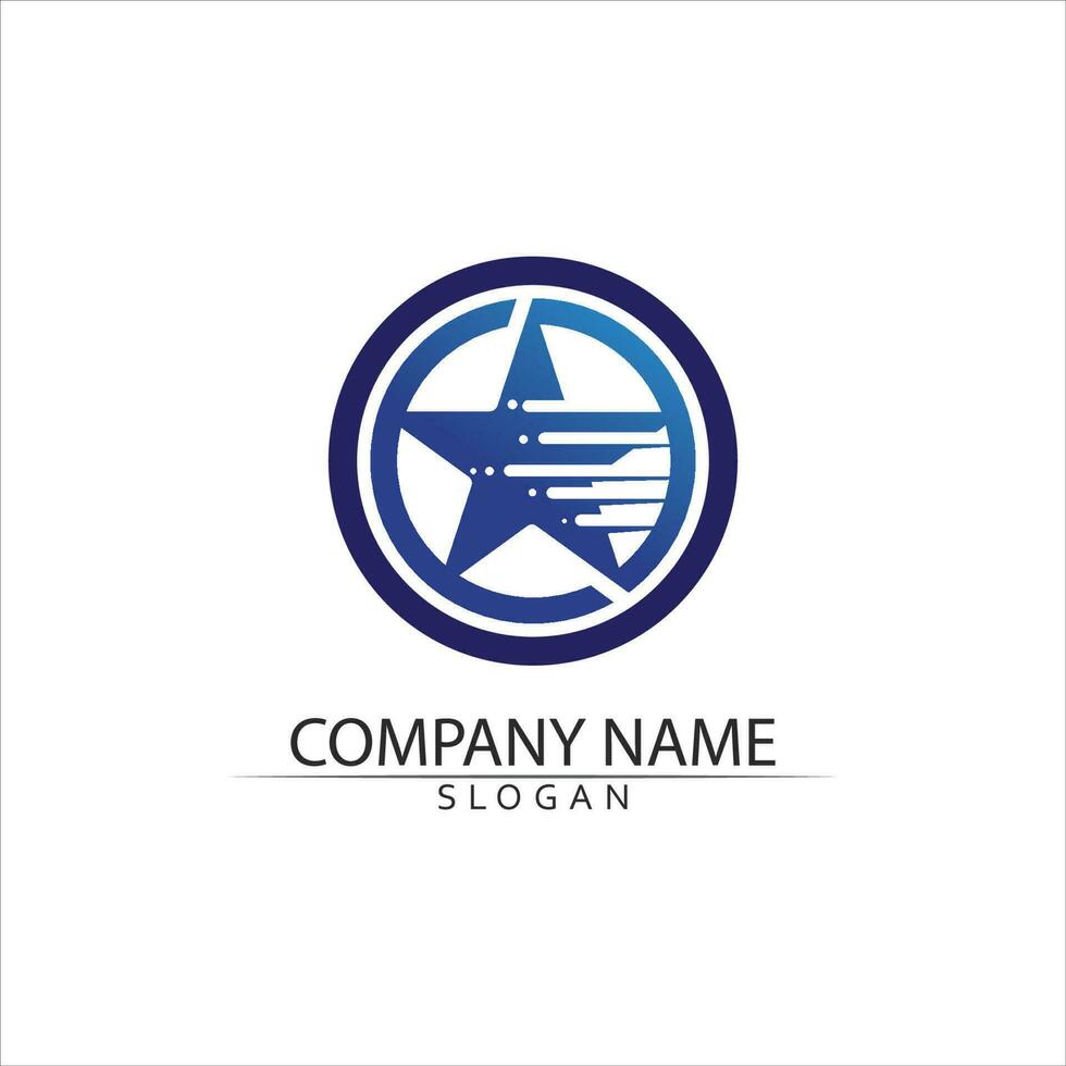 Star icon Template vector