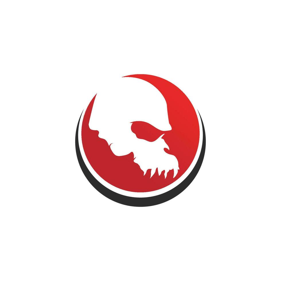 Crossbones death skull, danger or poison flat icon for apps and websites vector