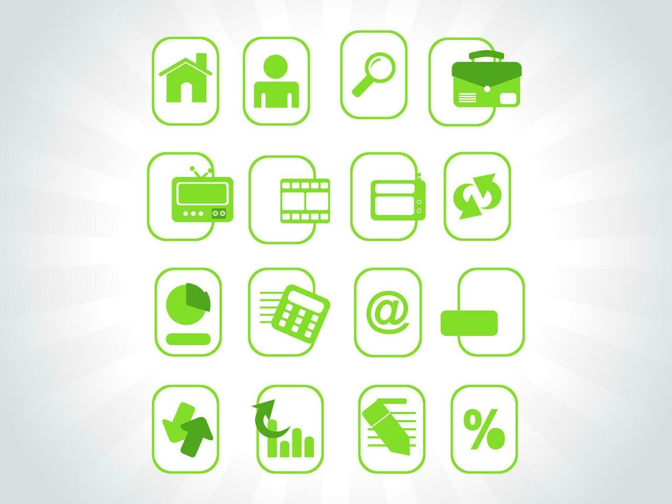 Web mail icons set for websites, web applications. email applications or server Icons. vector