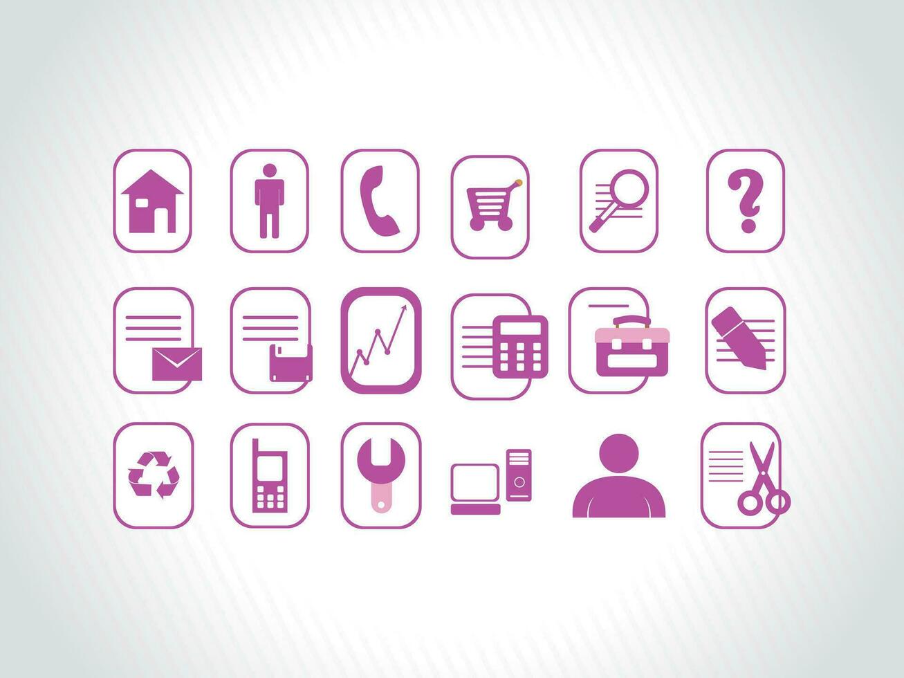 Web mail icons set for websites, web applications. email applications or server Icons. vector
