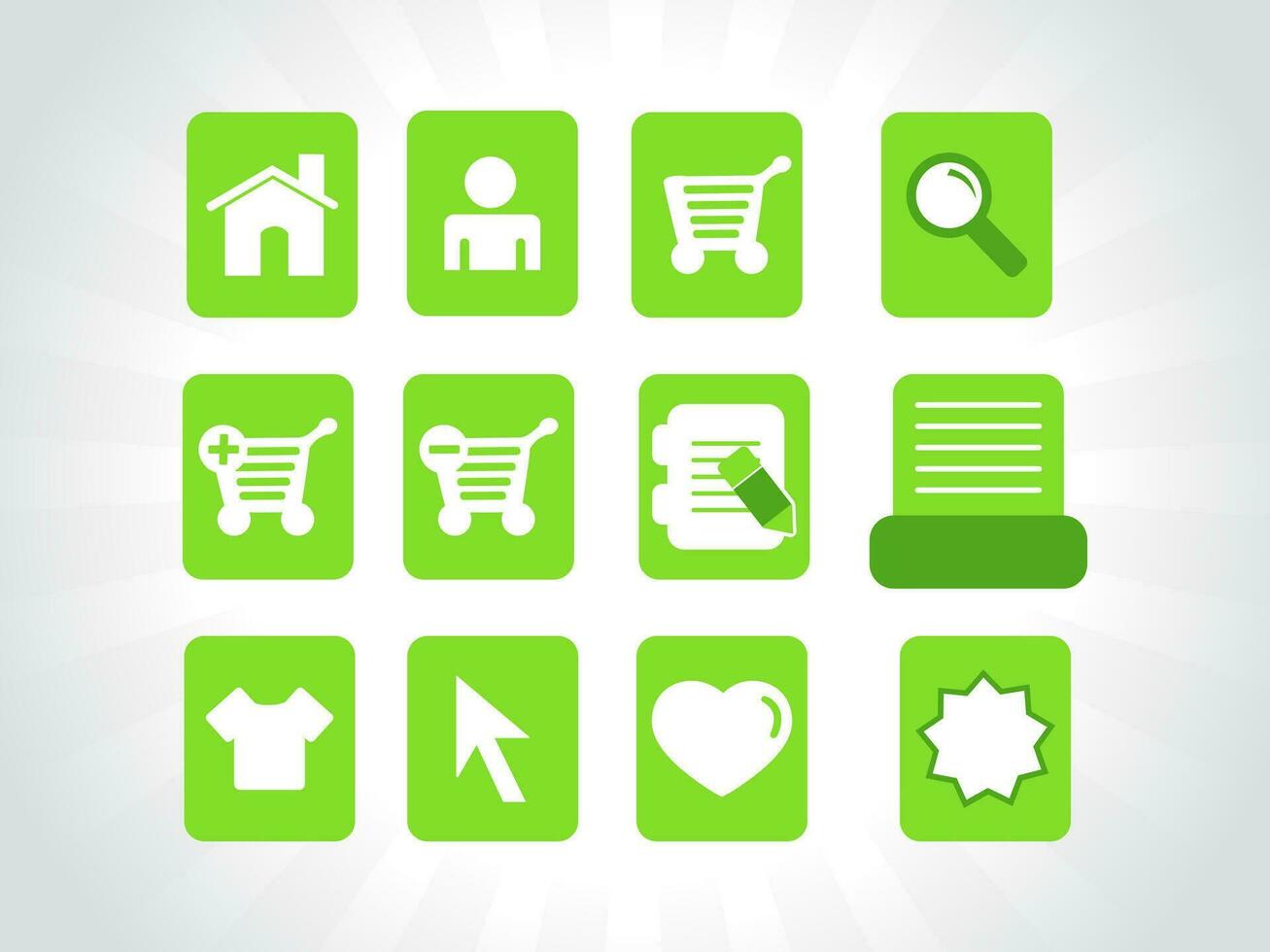 web mail icons set for websites, web applications. email applications or server Icons. vector