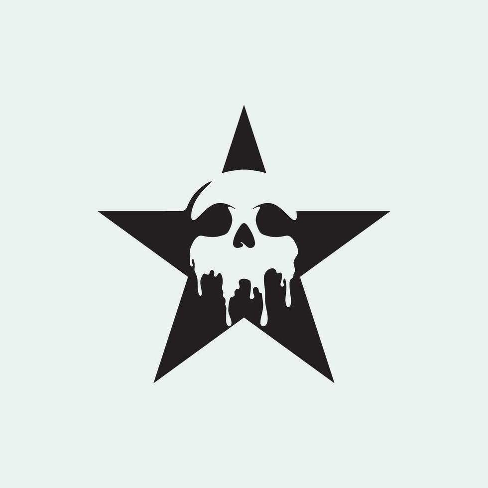 skull and bones icon logo design vector graphic illustration symbol