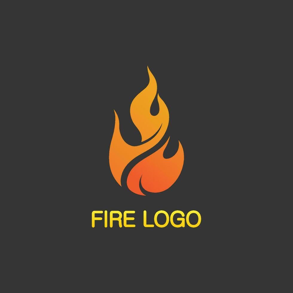 fuego logo e icono, elemento llameante caliente vector llama ilustración diseño energía, cálido, advertencia, signo de cocina, logo, icono, luz, potencia calor