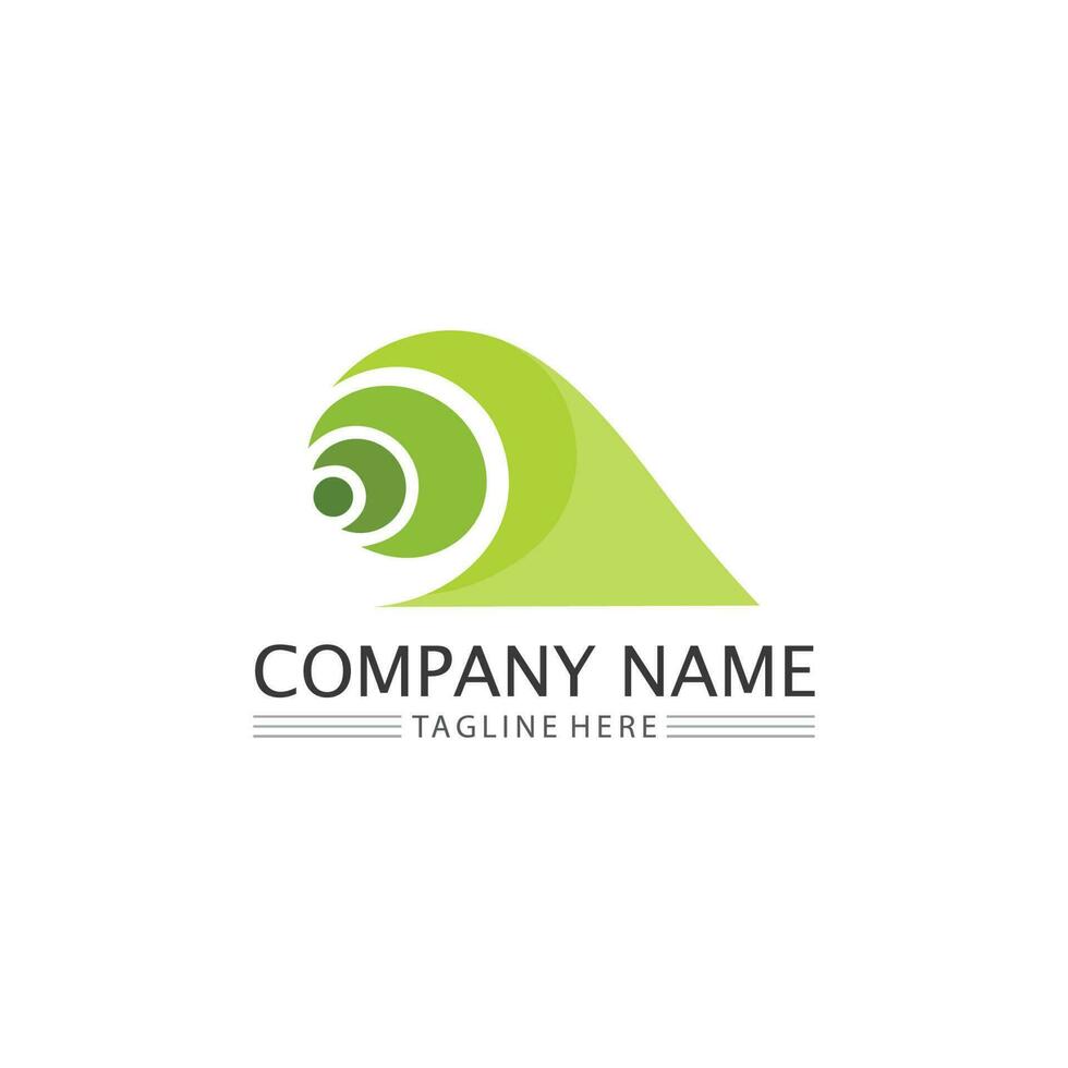 snail logo template vector icon illustration design