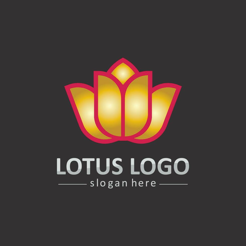 Beauty Vector lotus icon