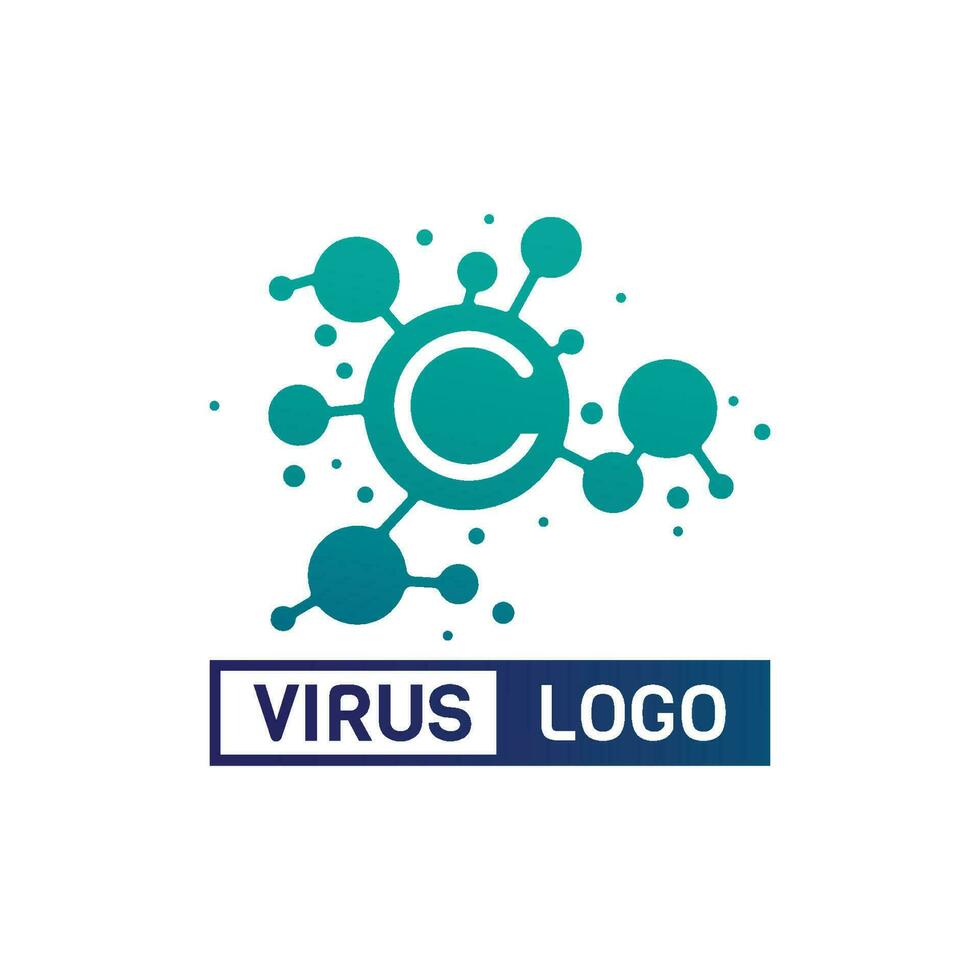 virus corona virus vector and mask design logo viral vector and design icon symbol