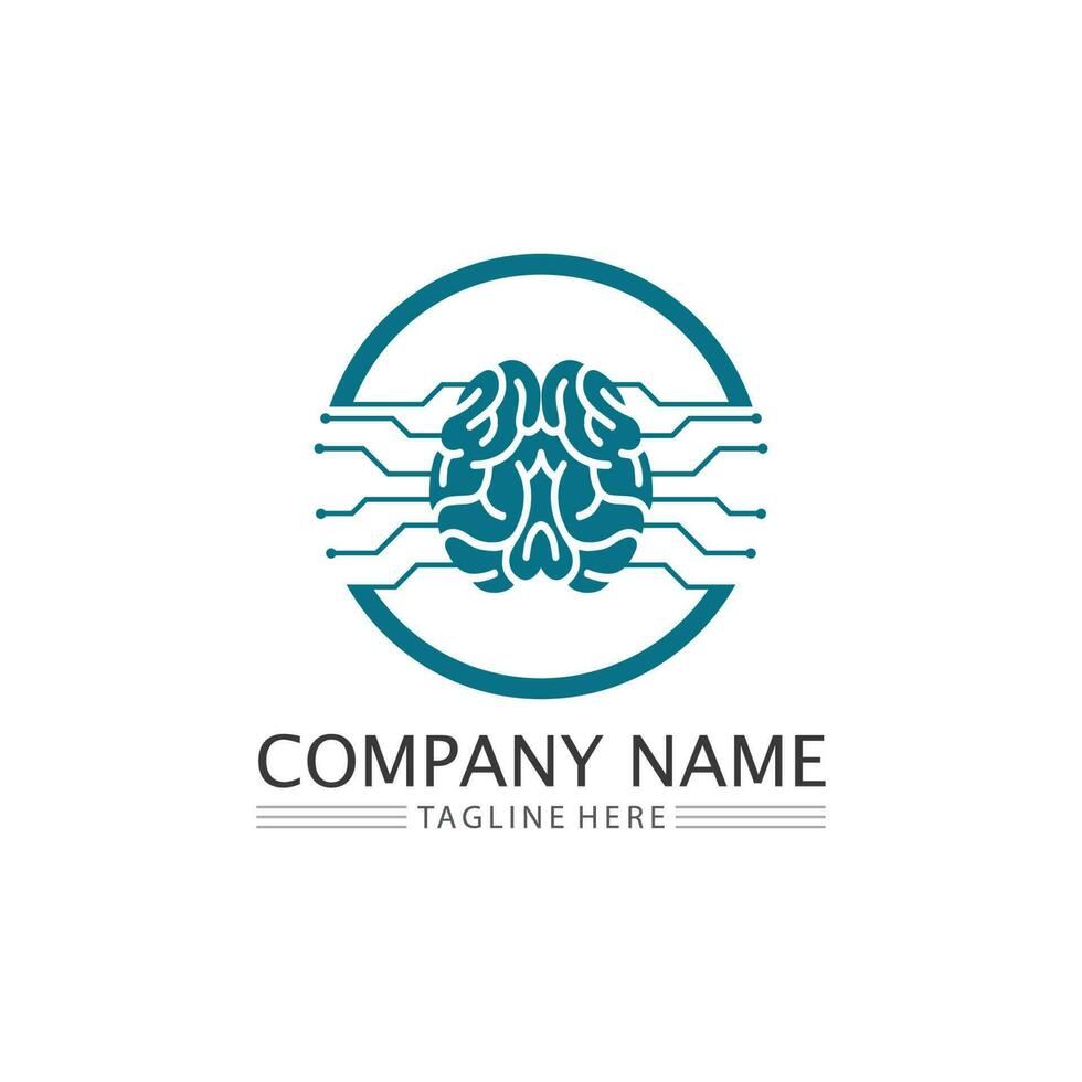 Health Brain vector illustration