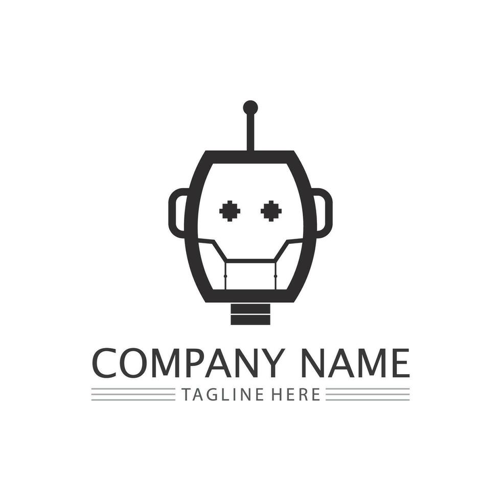 Robot icon vector