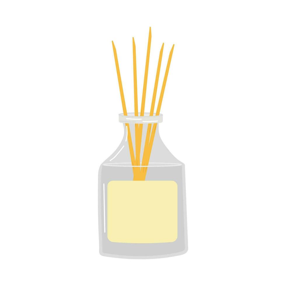 Home incense, aroma diffuser. Aromatherapy. Eps 10 vector