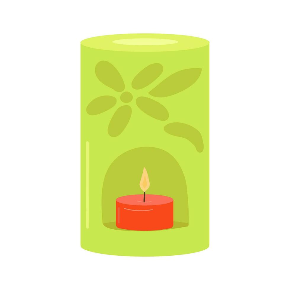 Home incense, aroma diffuser. Aromatherapy. Eps 10 vector