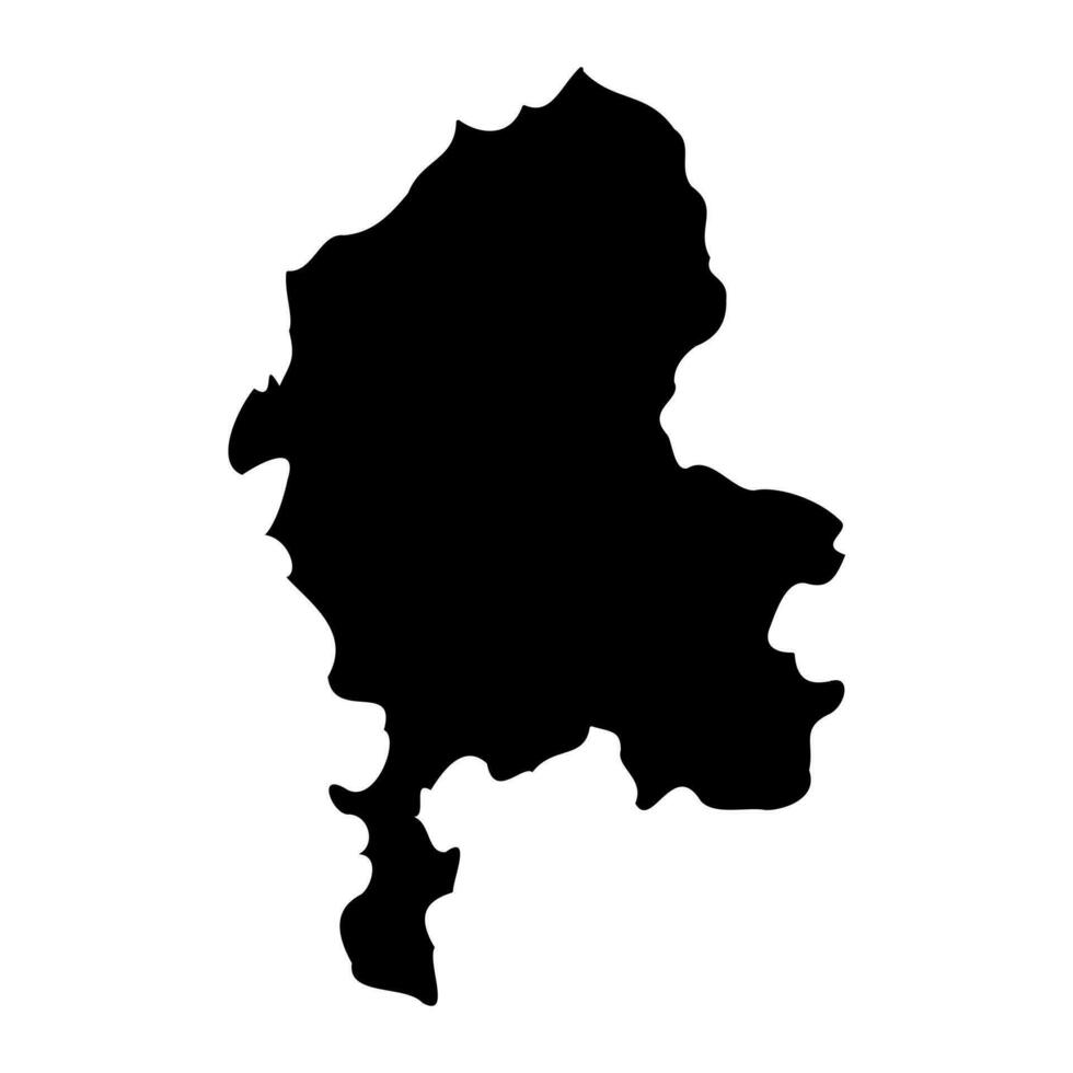 Staffordshire mapa, ceremonial condado de Inglaterra. vector ilustración.