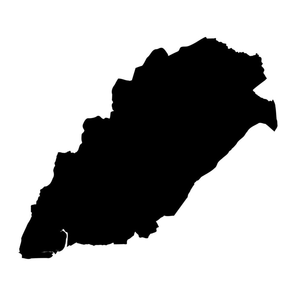 District of Neath map, district of Wales. Vector illustration.