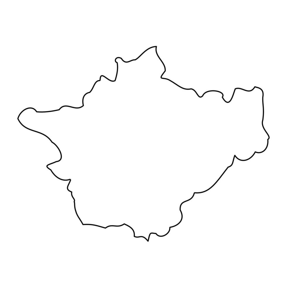 Cheshire mapa, administrativo condado de Inglaterra. vector ilustración.