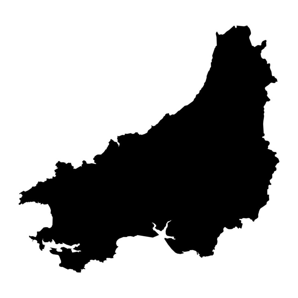 teñido condado, Gales. vector ilustración.