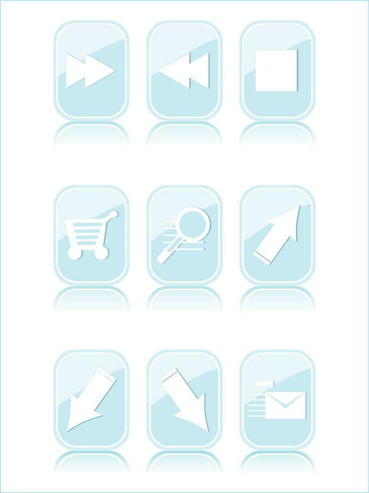 web mail icons set can be used for websites, web applications. email applications or server Icons vector