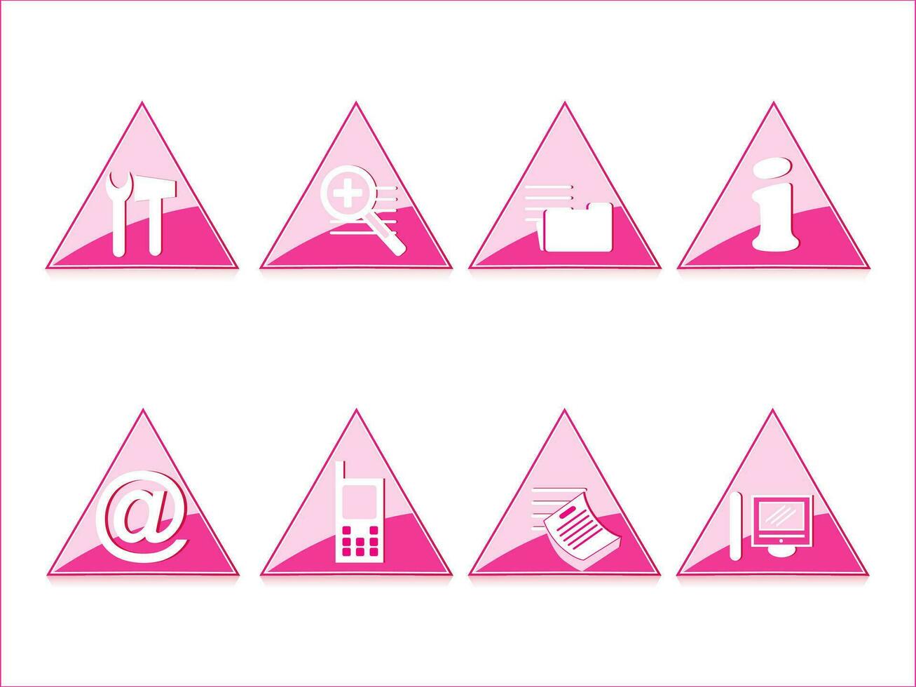 web mail icons set can be used for websites, web applications. email applications or server Icons vector