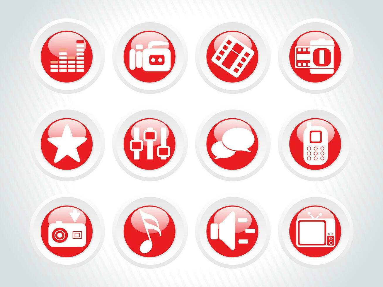 web mail icons set can be used for websites, web applications. email applications or server Icons vector