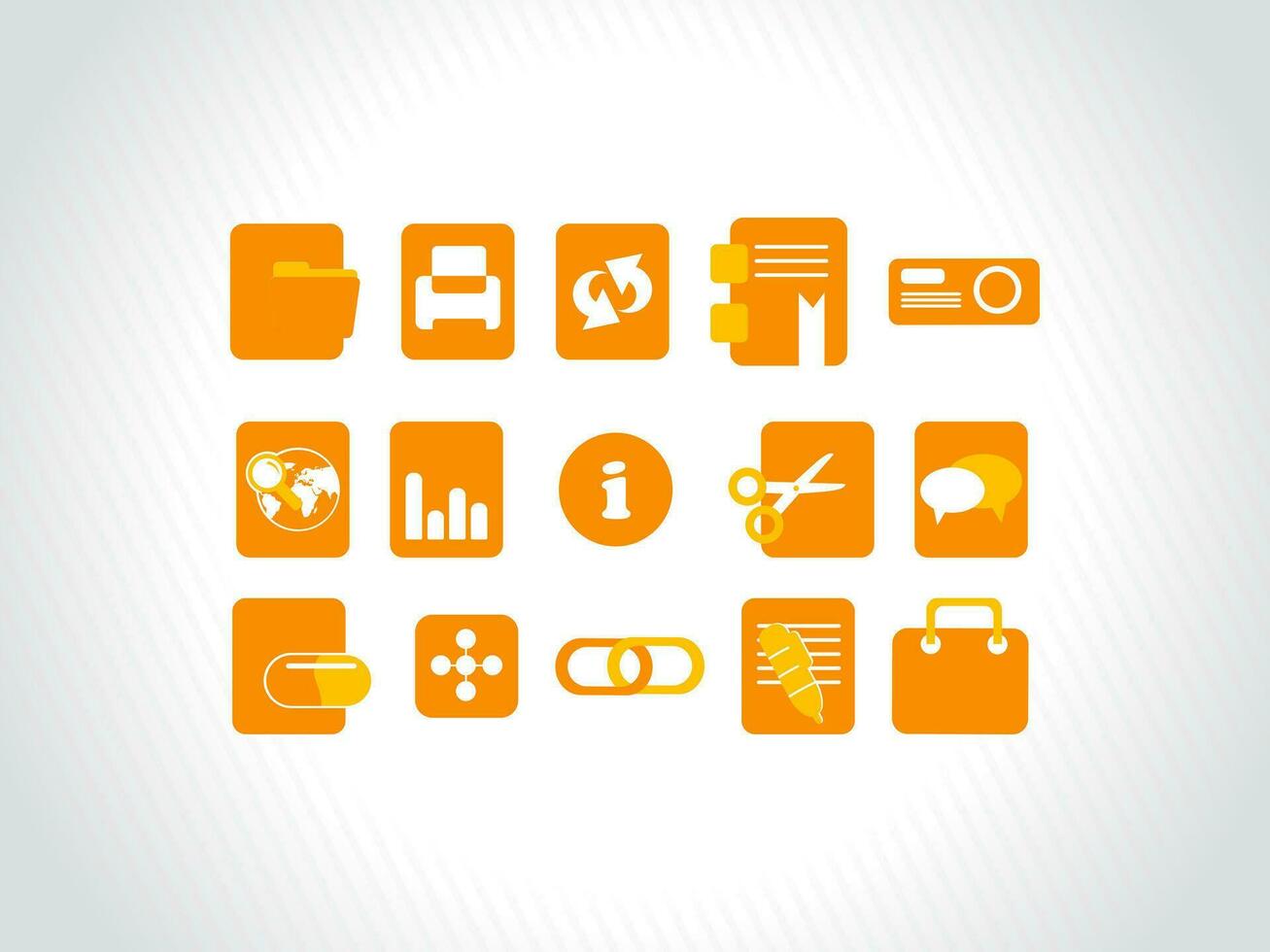 web mail icons set can be used for websites, web applications. email applications or server Icons vector