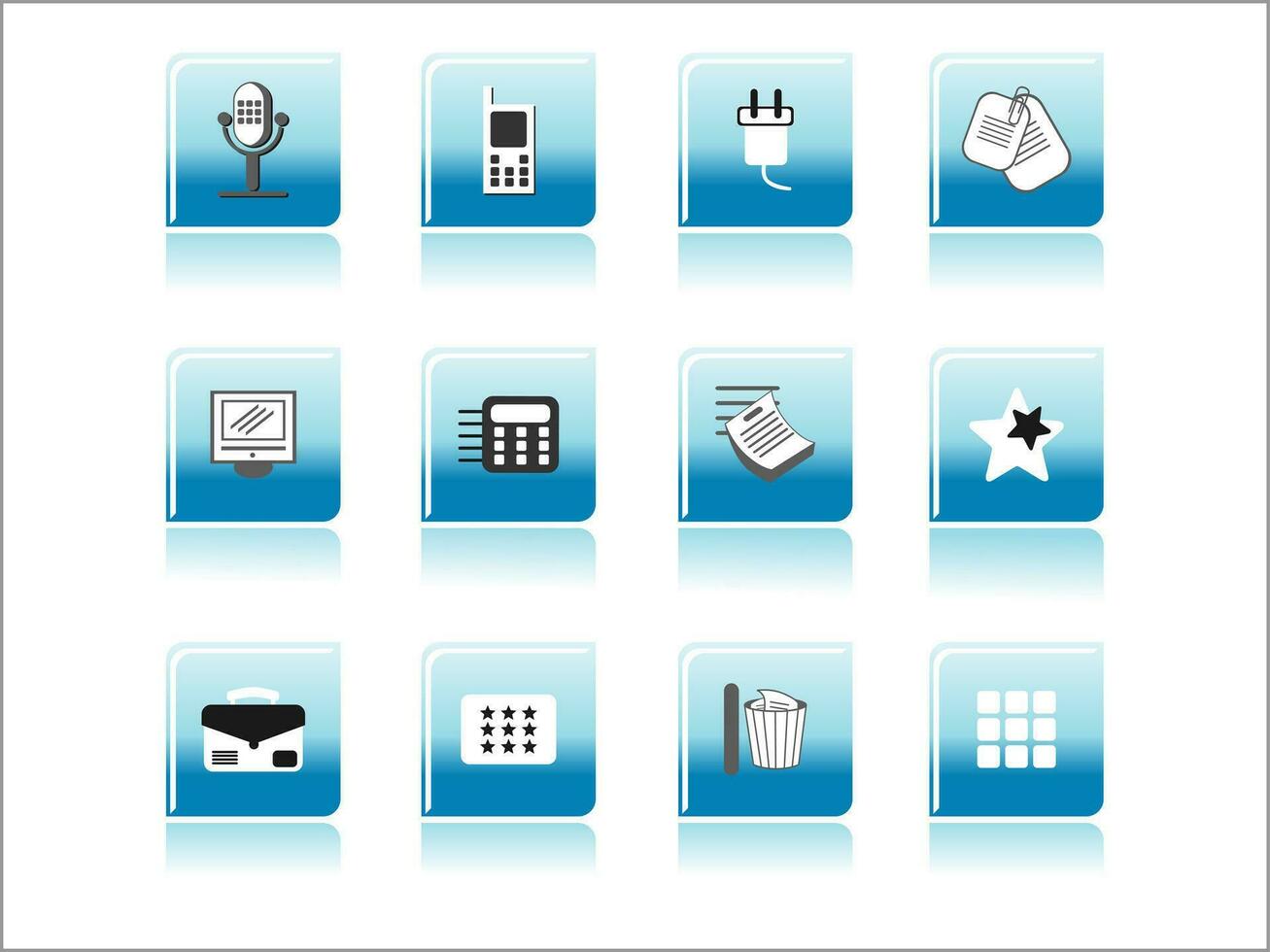 web mail icons set can be used for websites, web applications. email applications or server Icons vector