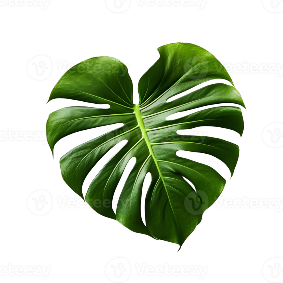 tropical selva monstera folha, generativo ai gerado png