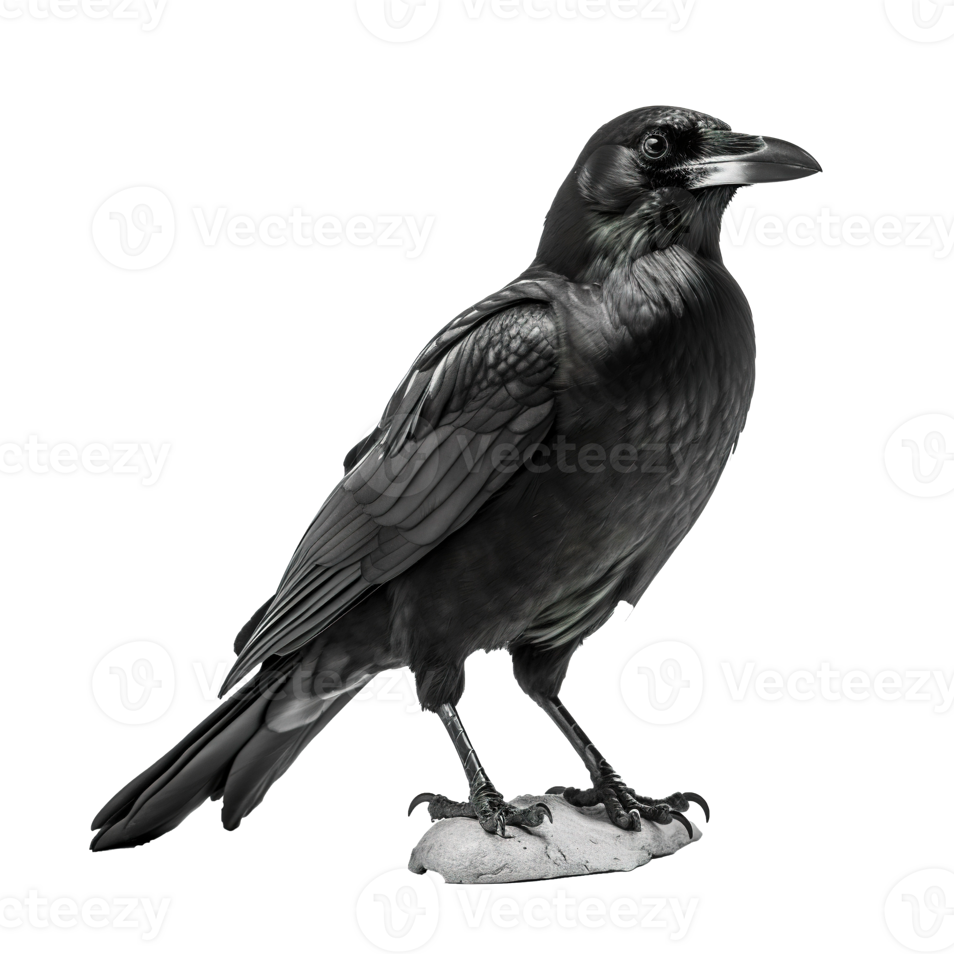 Crow isolated on Transparent background, generate ai 24728615 PNG