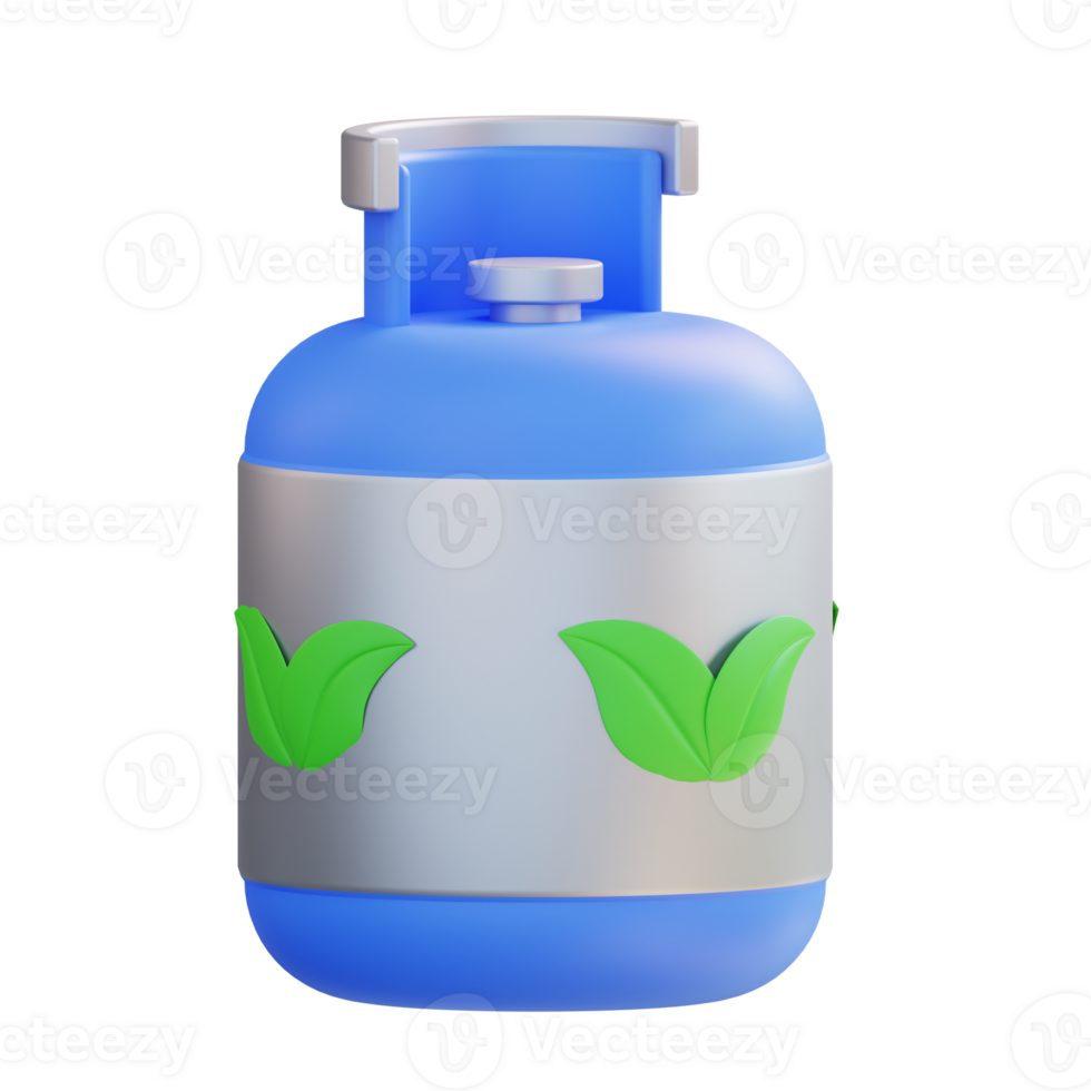 3d illustratie van natuurlijk gas- png