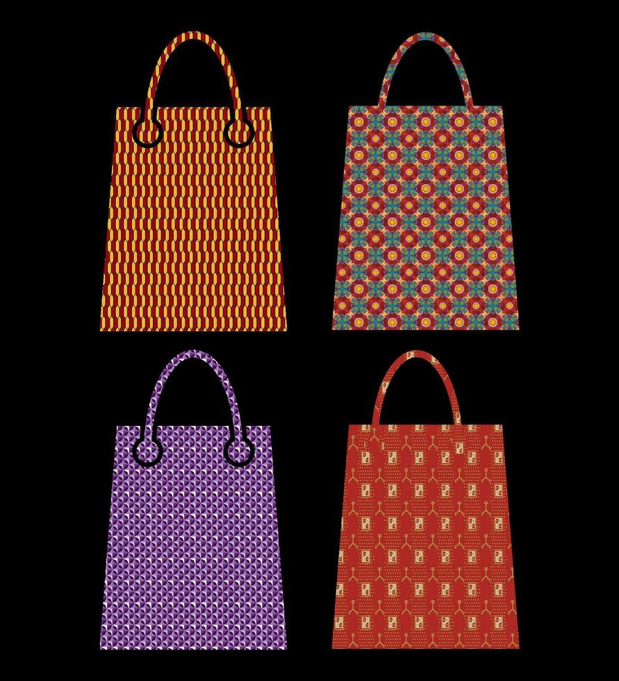 Shopping bag vector. Bag icon illustration. vector
