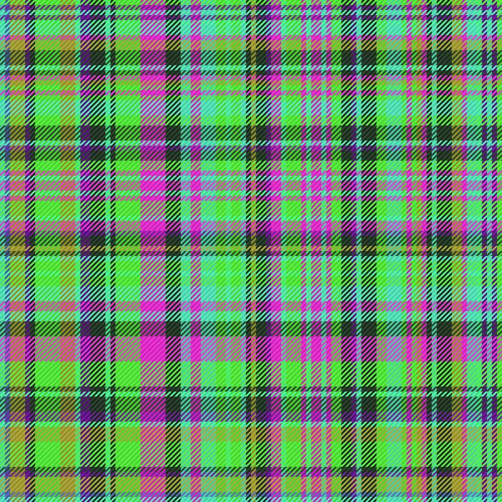 Check vector fabric of texture textile tartan with a pattern seamless plaid background.