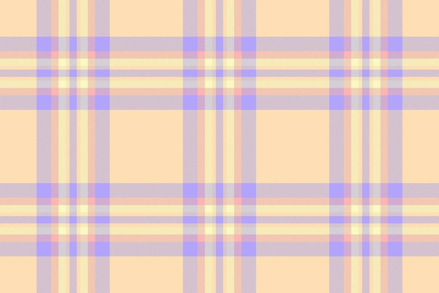 Plaid seamless pattern of check fabric background with a texture vector tartan textile.