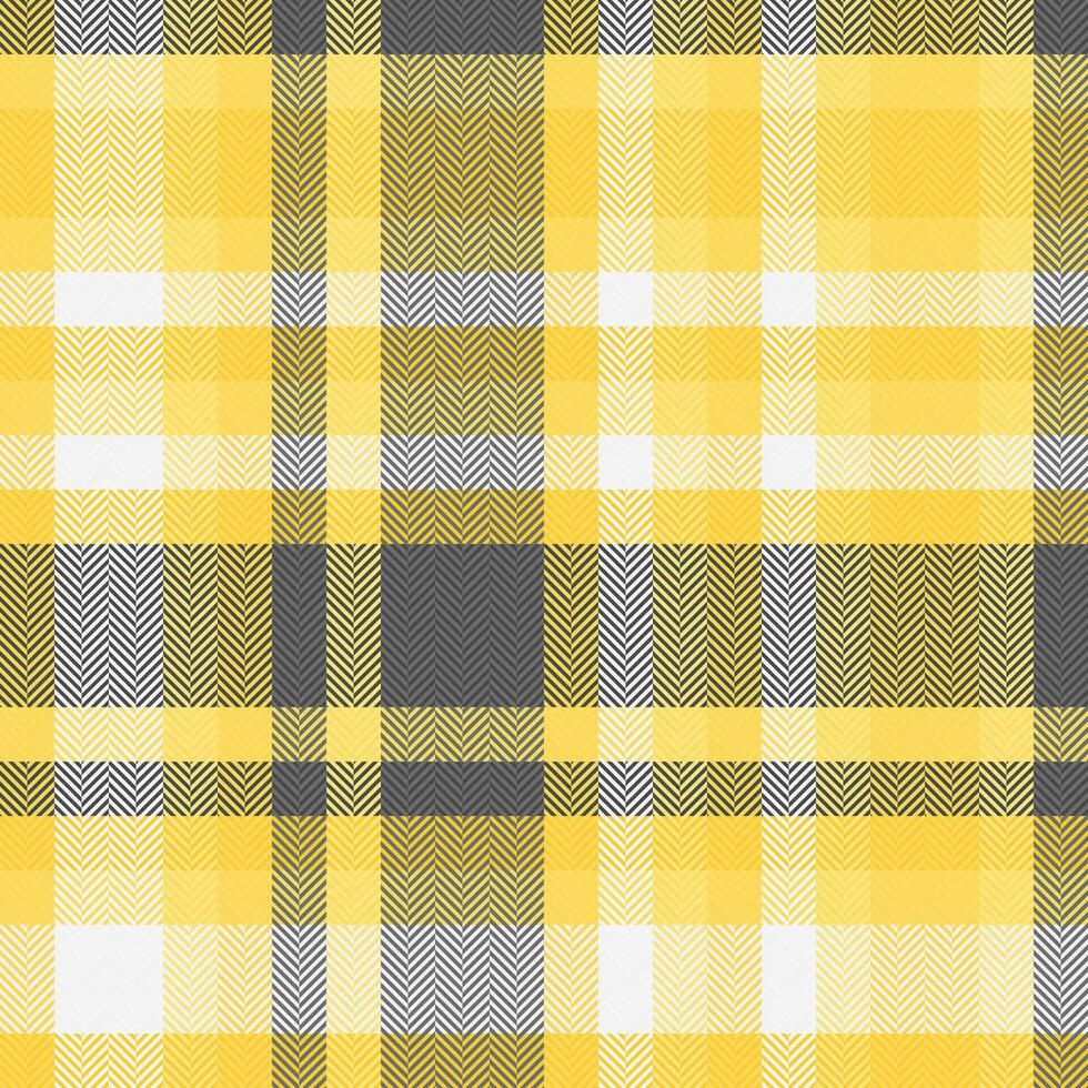 Fabric plaid texture of textile seamless vector with a tartan check pattern background.