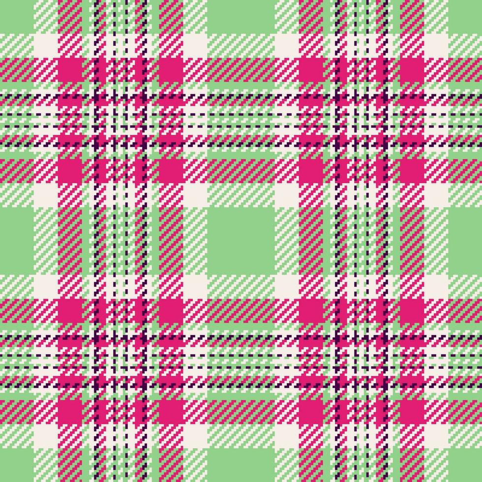 Background vector fabric of check textile pattern with a plaid texture tartan seamless.