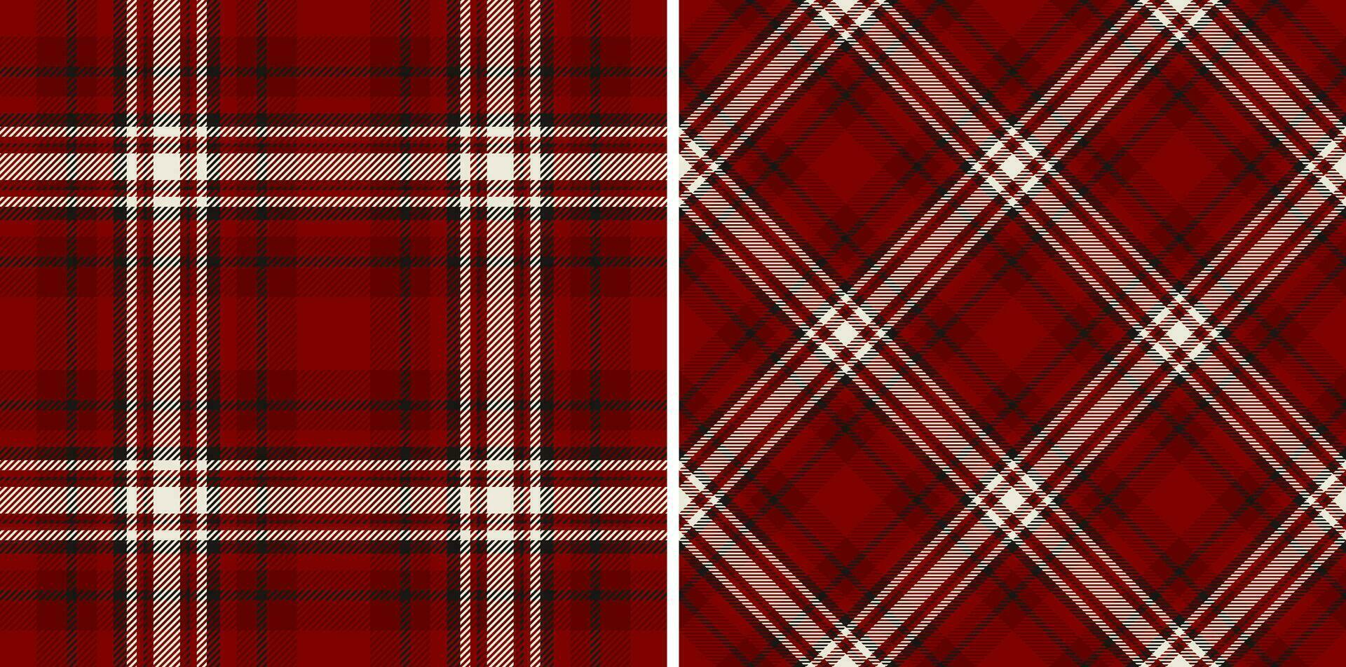 Background plaid texture of check fabric seamless with a vector tartan pattern textile.