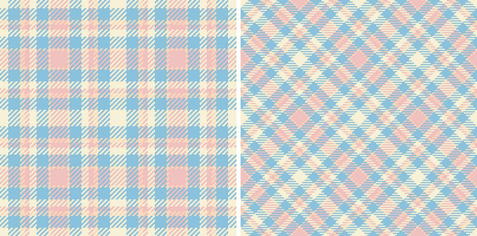 Plaid check textile of background tartan vector with a pattern seamless fabric texture.