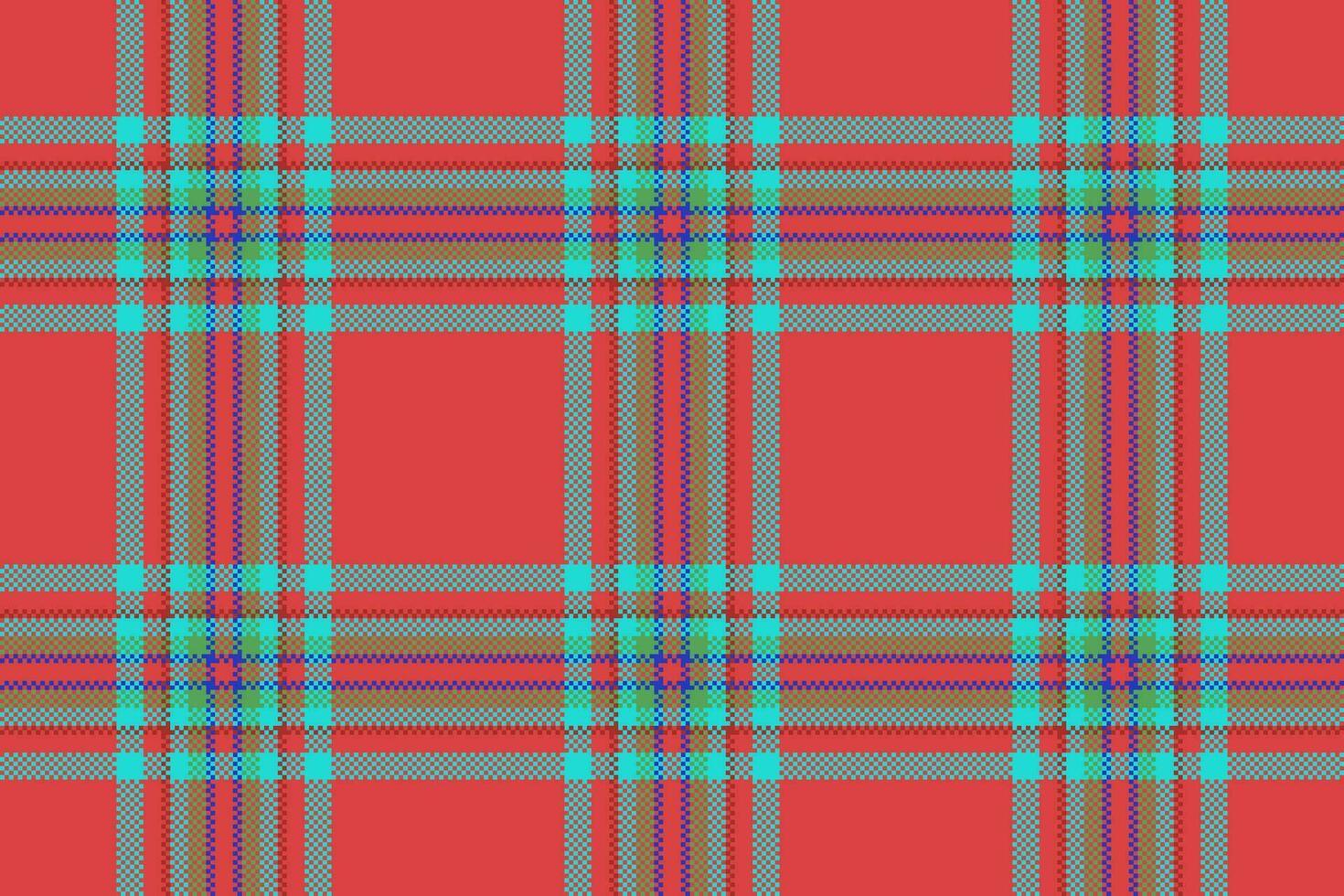 Seamless tartan plaid of fabric check vector with a pattern texture textile background.