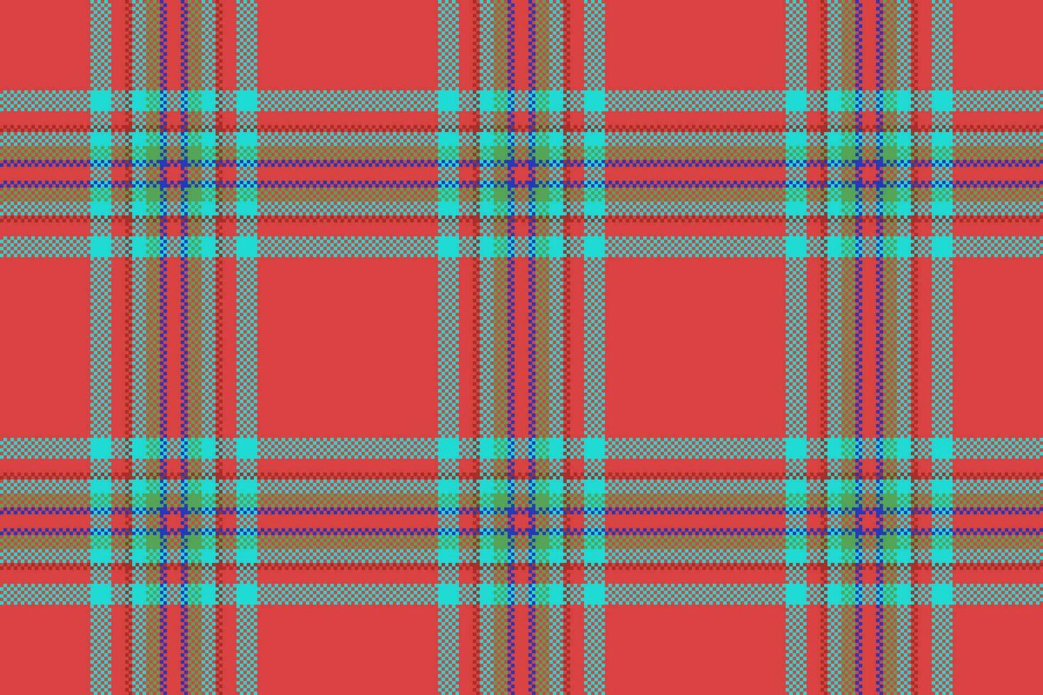 Seamless tartan plaid of fabric check vector with a pattern texture textile background.