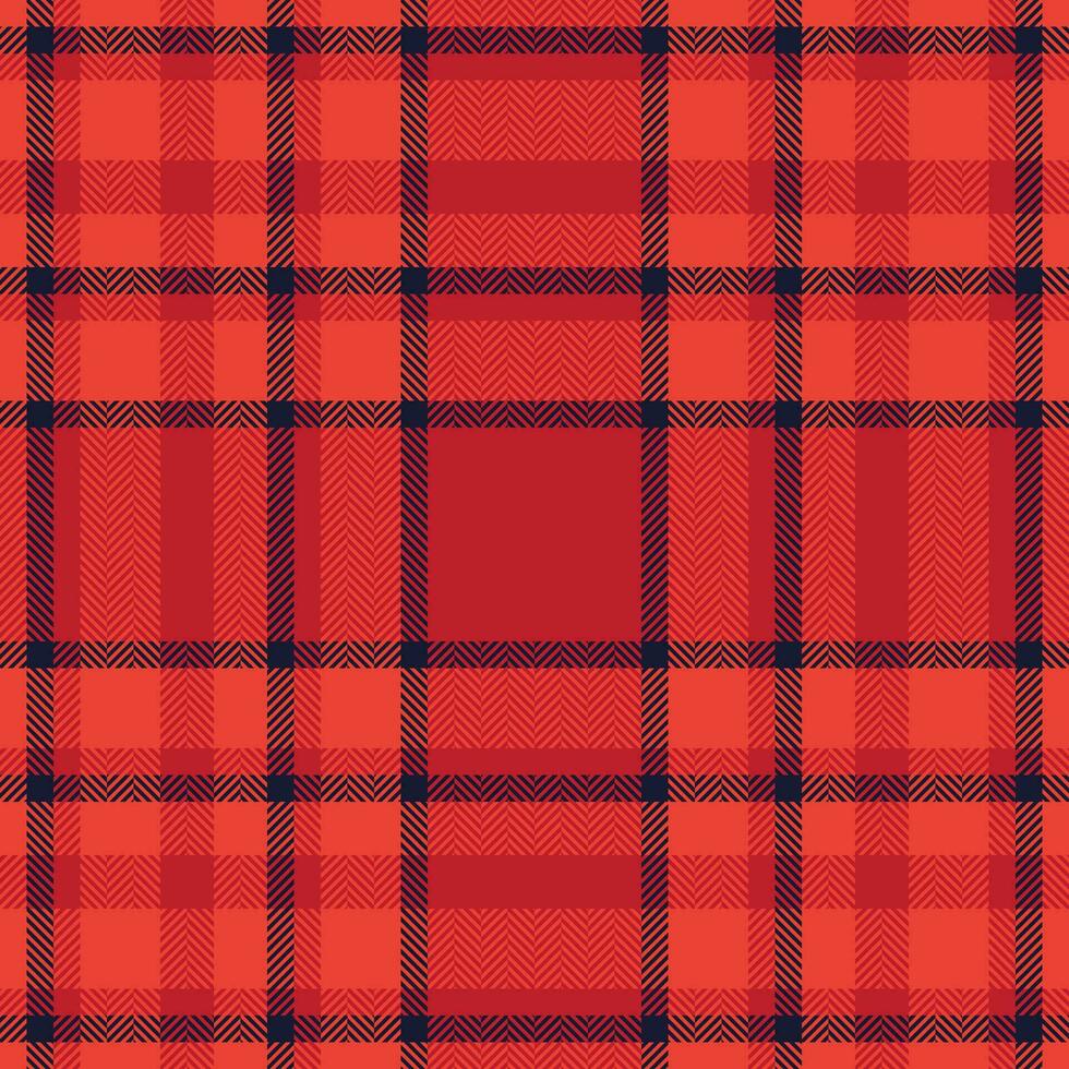 Plaid check pattern. Seamless fabric texture. Tartan textile print. vector