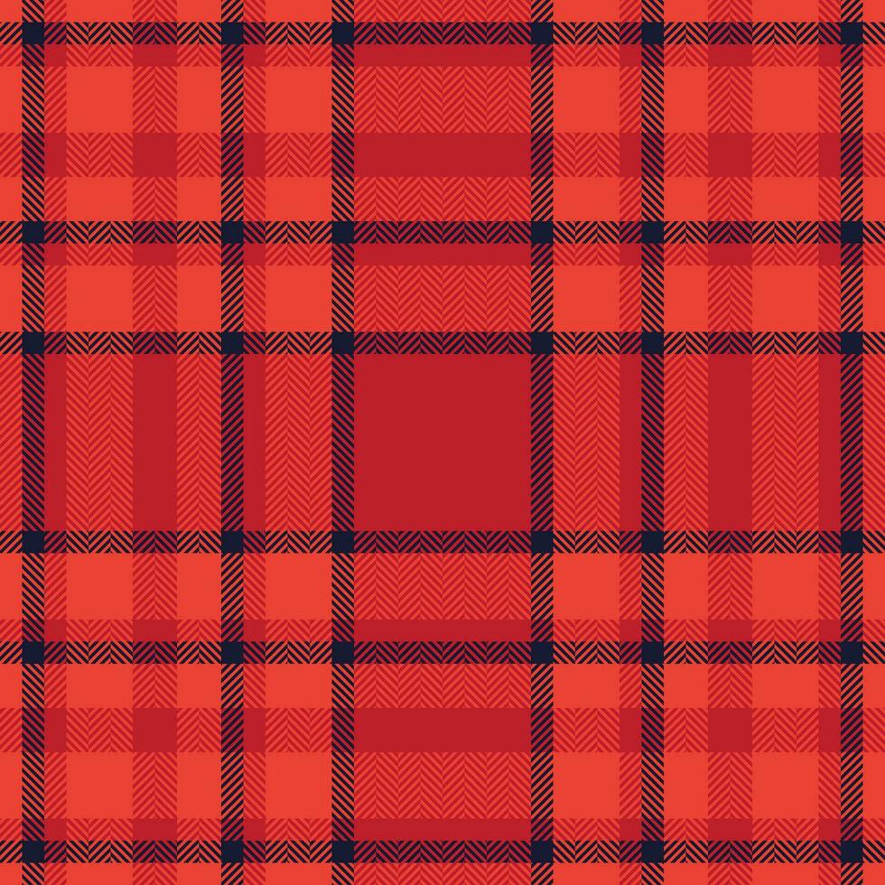 Plaid check pattern. Seamless fabric texture. Tartan textile print. vector