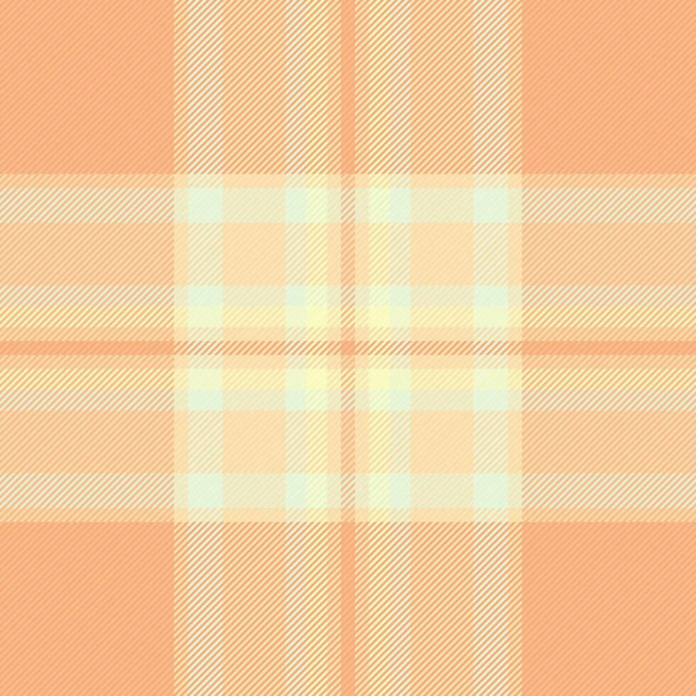 Vector texture fabric of textile background plaid with a seamless check tartan pattern.