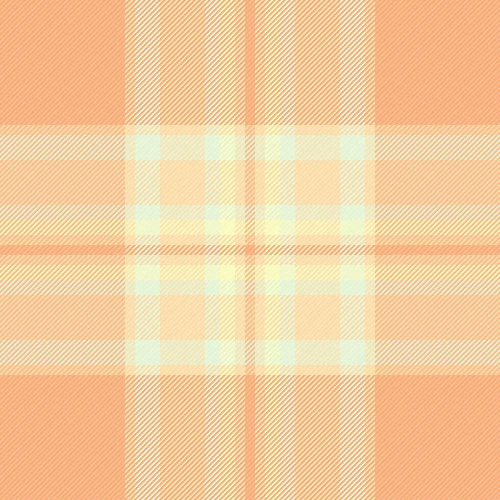 Vector texture fabric of textile background plaid with a seamless check tartan pattern.